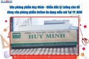 Văn Phòng Phẩm Huy Minh - Điểm Đến Lý Tưởng Cho Đồ Dùng Văn Phòng Phẩm Online Đa Dạng Mẫu Mã Tại TP.